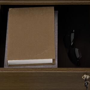 Vinsetto Dulap de birou cu incuietoare, Dulap mobil cu 3 sertare cu bare de suspendare pentru fisiere, maro | AOSOM RO