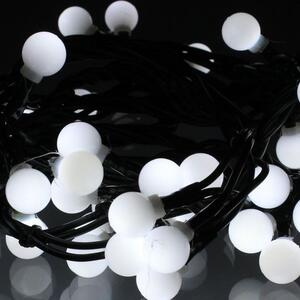 Ghirlanda luminoasa 52 LED-uri, mini sfere, lumina alb rece, lungime 2.5 m