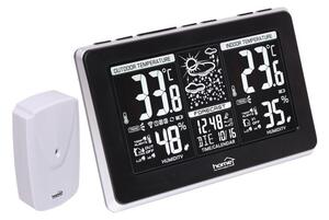 Statie meteo cu emitator extern, afisaj LCD, ceas calendar, interior/exterior