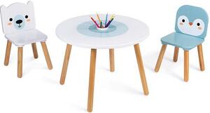 Set masa + scaune Arktis pentru copii
