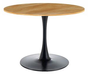Masa de dining rotunda AMADEO II 90x90 cm, decor stejar