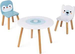 Set masa + scaune Arktis pentru copii