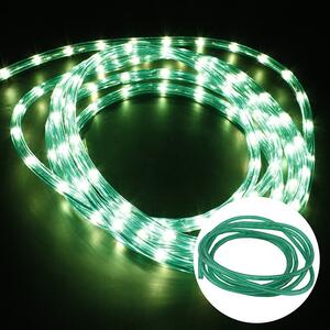 Furtun luminos cu LED, diametru 12 mm, verde