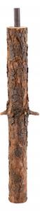 Brad artificial Pine Deluxe 190 cm, varfuri ninse si conuri, trunchi lemn autentic, aspect natural, suport inclus