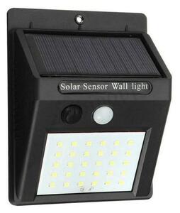 Aplica solara, 30 LED-uri, senzor miscare, unghi 120 grade, protectie IP64