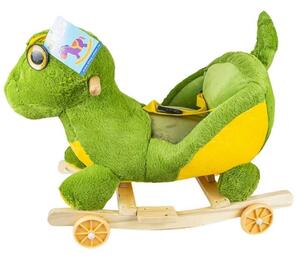 Balansoar bebelusi, model Dinozaur, centura de siguranta, roti, melodii
