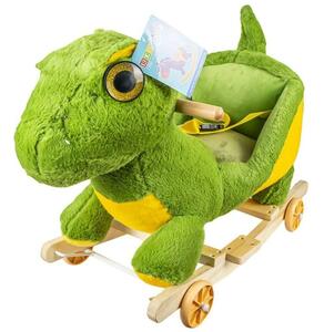 Balansoar bebelusi, model Dinozaur, centura de siguranta, roti, melodii