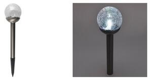 Lampa solara LED Glob cu efect plasma, 8 cm diametru