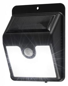 Aplica solara cu LED SMD 0.8W, senzor de miscare, negru