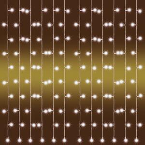 Perdea luminoasa 2x1m, 210 LED-uri cu lumina statica, adaptor IP44