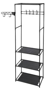 Cuier multifuncțional cu polițe și cârlige, compact și modern 50x36x170 cm