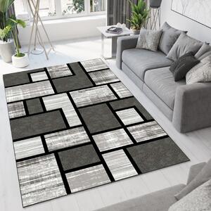 Covor Modern Living , Dormitor Dreptunghiular Romantic 4714 Gri (Alege dimensiunea: 60X130 cm)