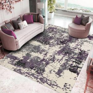 Covor Modern Living, Dormitor Dreptunghiular Milano 0566B Lila (Alege dimensiunea: 80X150 cm)