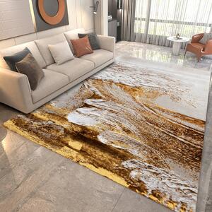 Covor Modern Living, Dormitor Dreptunghiular Cameleon 2323A Gold (Alege dimensiunea: 125X200 cm)