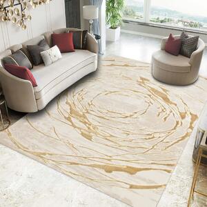 Covor Modern Living , Dormitor Dreptunghiular Elif F353A Crem Gold (Alege dimensiunea: 60X130 cm)