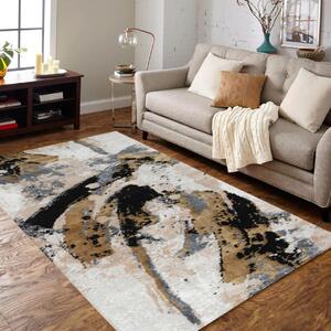 Covor Modern Living , Dormitor Dreptunghiular Yaman 1656B Crem (Alege dimensiunea: 60X130 cm)