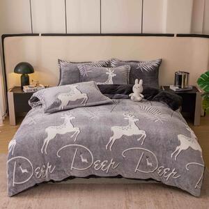 Lenjerie pat dublu, Cocolino, 4 Piese cu elastic