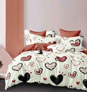 Lenjerie pat dublu, 6 Piese, Finet Premium