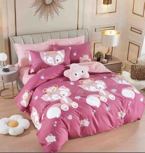 Lenjerie pat dublu, 6 Piese, Finet Premium