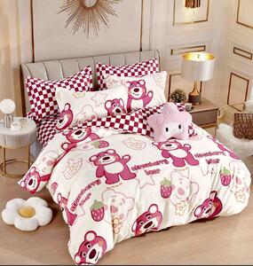 Lenjerie pat dublu, 6 Piese, Finet Premium