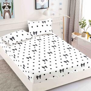 Huse de pat, 3 Piese, Finet cu elastic 90x200