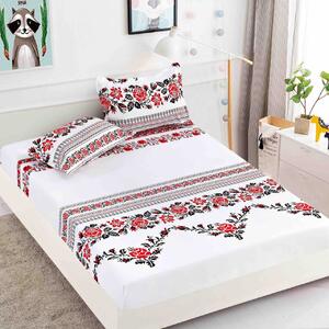 Huse de pat, 3 Piese, Finet cu elastic 180x200