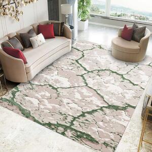 Covor Modern Living, Dormitor Dreptunghiular Milano 0595B Verde (Alege dimensiunea: 60X130 cm)