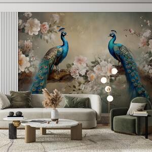 Tapet premium Pauni imperiali