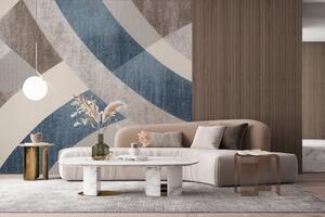 Tapet premium Geometrie liniara in culori