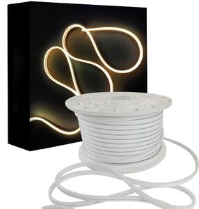 Furtun Luminos Led Neon Flex LUXON 6x12mm alb cald (3000K)