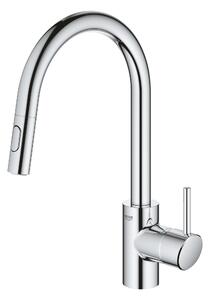 Grohe Concetto baterie bucătărie perete StarLight Chrome 31483002