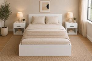 Set haaus Remi, 1 Sertar, Alb, 40 x 35 x 40 cm