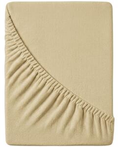 Cearsaf Frotir cu elastic EXCLUSIVE 140x200 cm crem