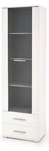 Vitrina LIMA W-1 alb, 60x40x200 cm