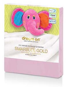 Protecție saltea Dream On, SMARTCEL GOLD Baby Pink 34, 60x120