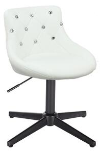 HC931CROSS Scaun Alb cu Bază Neagră