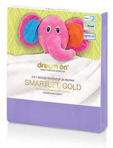 Protecție saltea Dream On, SMARTCEL GOLD Baby Lila, 60x120