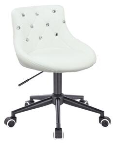 HC931K Scaun Alb cu Bază Neagră