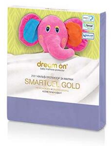 Protecție saltea Dream On, SMARTCEL GOLD Baby Blue, 60x120