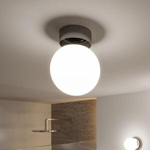 Paulmann Gove Plafonieră LED cu 1 bec crom 5W, Metalic, Camera de zi / sufragerie, Sticlă, Modern, glob