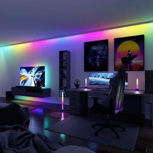 Paulmann EntertainLED Lightbar, RGB, 30cm, set de 2, reglabil, Negru, Camera de zi / sufragerie, Metal, Modern