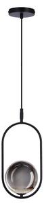 Lustră pe cablu CORDEL 1xG9/28W/230V negru/negru fumuriu