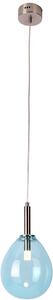 Candellux Lukka lampă suspendată 1x6 W albastru 50133210