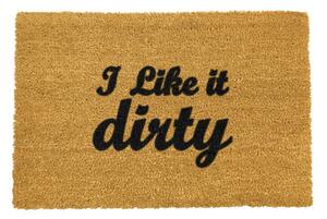 Covoraș intrare din fibre de cocos Artsy Doormats I Like It Dirty, 40 x 60 cm