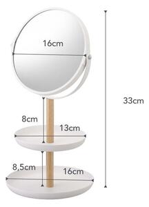 Oglindă cosmetică ø 17,5 cm Tosca – YAMAZAKI