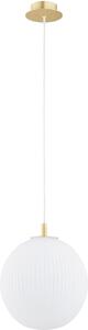 Argon Paloma lampă suspendată 1x15 W alb-alamă 8507