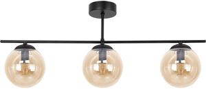 Kaja Delta lampă de tavan 3x10 W negru-chihlimbar K-5164
