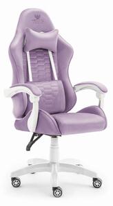 Scaun de gaming HC-1000 PURPLE - tesatura catifea