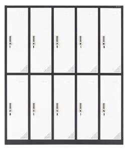 Dulap de vestiar Oxford White-Anthracite
