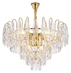 Lampă suspendată din cristal SWE080-CP 50cm GOLD